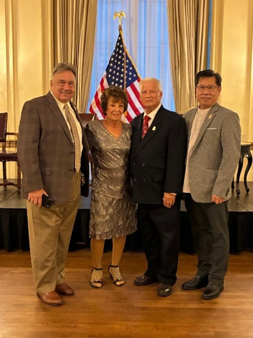 Joseph Occhipinti with guests at the Women's National Republican Club ceremony